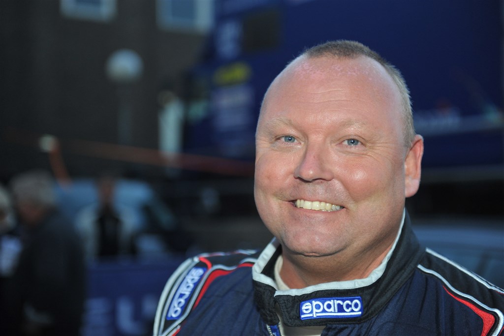 Det store smil var helt fremme efter finalen, da Brian Madsen atter havde vundet løbet.
(Foto: Morten Alstrup)